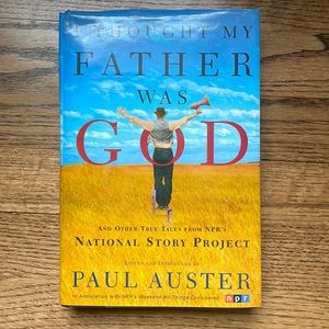 🎁 3/$15 - I Thought My Father Was GOD, hardcover NPR Book